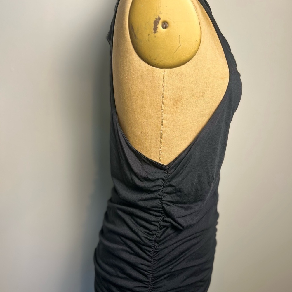 Anthropologie women’s Picro black sleeveless top with ruching pullover top XL - Picture 3 of 6